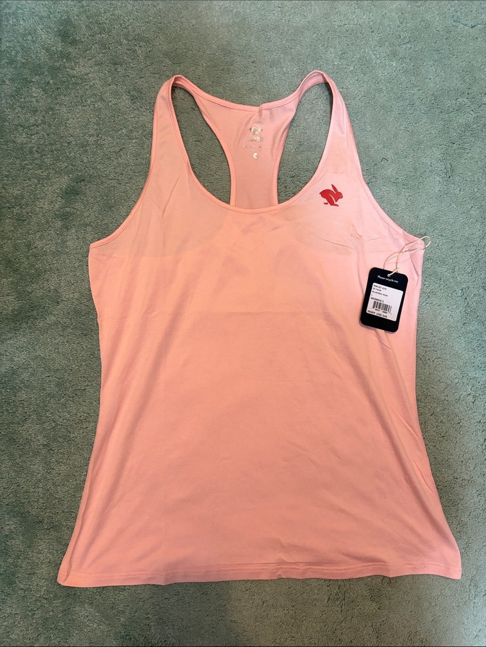 Light Pink Racerback Tank Top - Women's Activewear